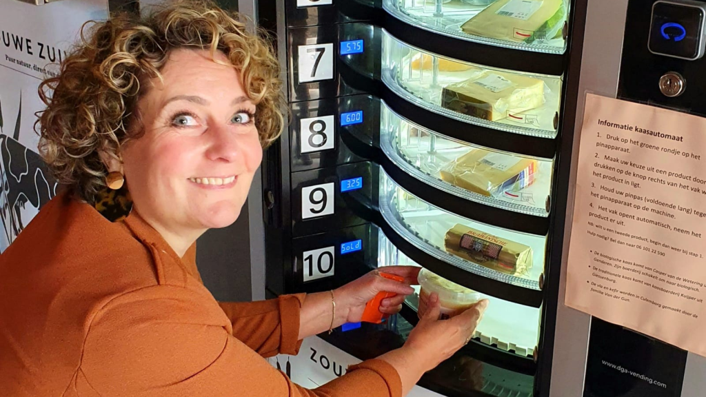 Franca procesbegeleider voor kaasautomaat